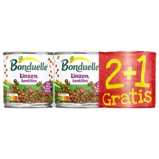 Bonduelle | Linzen | 2+1 Gratis 3 x 310 gr