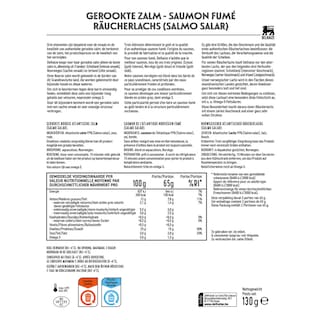 Delhaize | Saumon | Fumé | Norvègien 130 gr