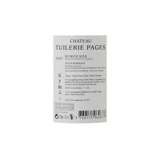 FR BORDEAUX BORDEAUX AC | Château Tuilerie Pages 2011 