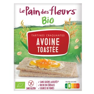 Le pain des fleurs | Crackers | Geroosterde Haver | Bio 150 gr