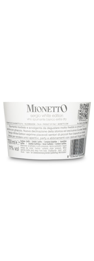 Italy | Mousserende Wijn | Sergio White Edition 