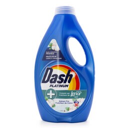 Dash | Platinum | Lessive | Liquide | Coton | 1,35L 30 pc