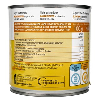 Delhaize | Maïs | Sweet 285 gr