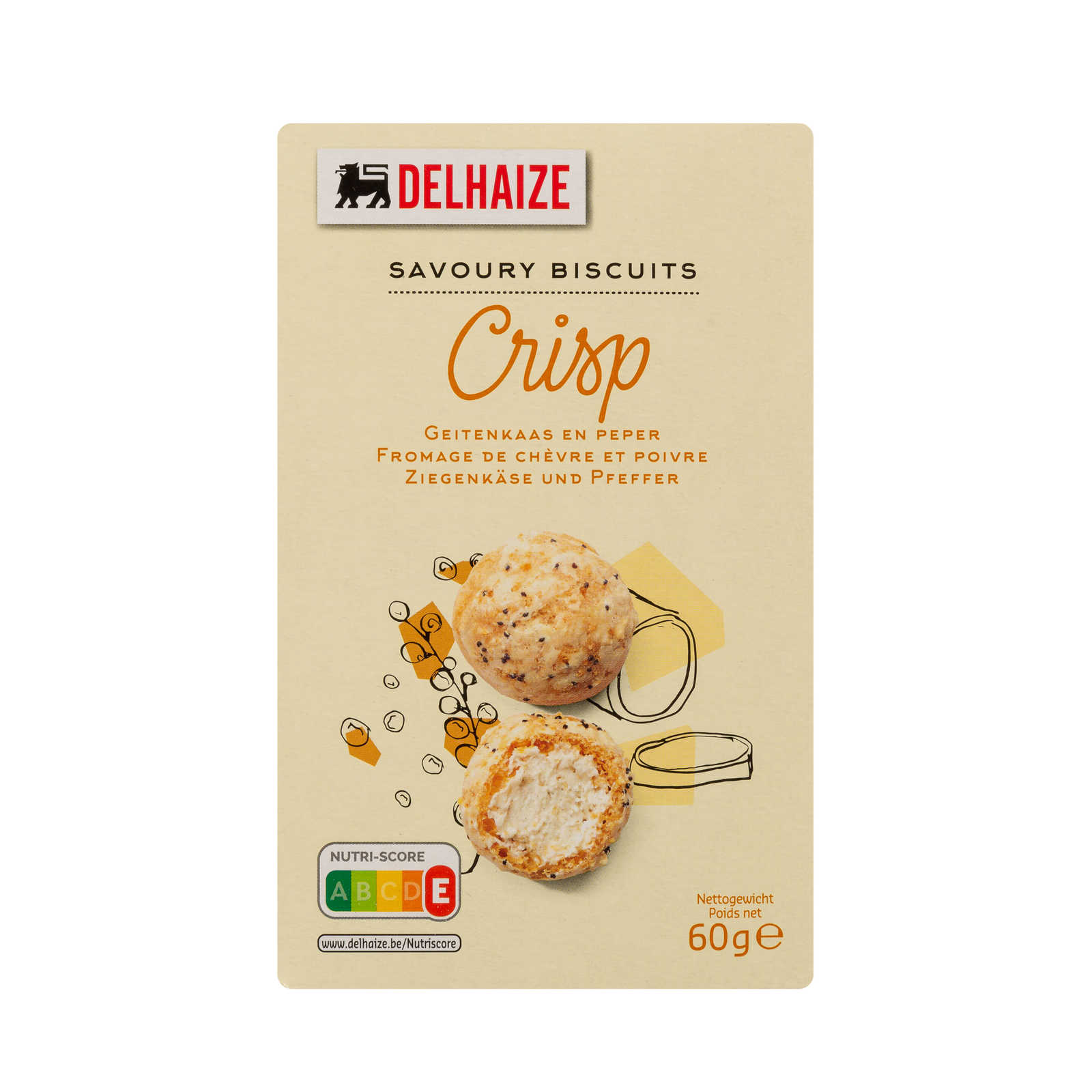 Delhaize | Soesjes | Geitenkaas-Peper 