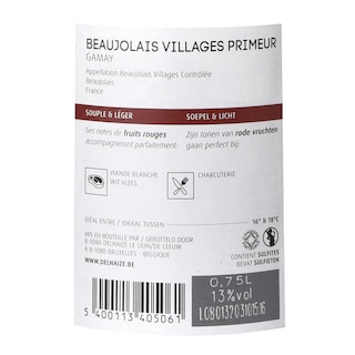 France - Frankrijk | Bourgogne Beaujolais Villages | Beaujolais Villages Primeur Rouge 