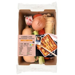 Delhaize | Boîte de repas | Canneloni | Panais 