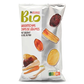 Delhaize | Chips | Groenten | Bio 100 gr