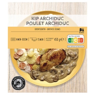 Delhaize | Kipfilet | Archiduc | Groentengratin 
