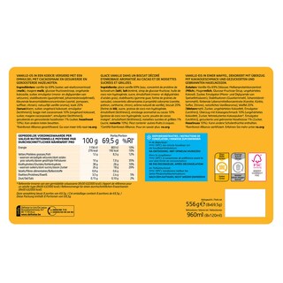 Delhaize | Hoorntje | Vanille 8 x 12 cl