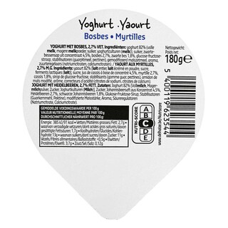 Delhaize | Yoghurt | Vol | Bosbes 