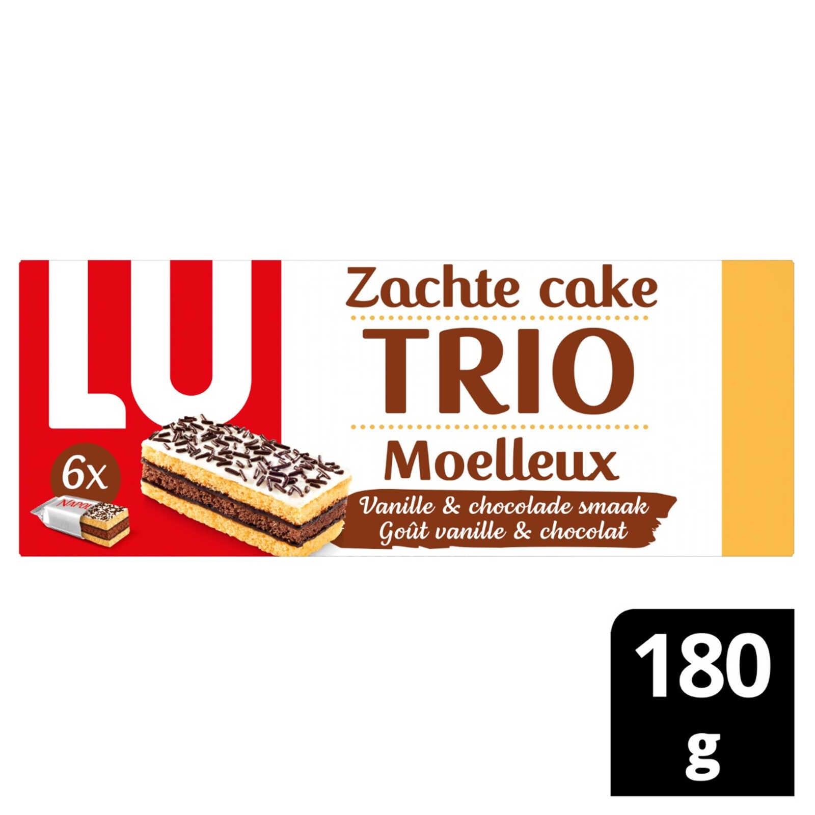 LU Cakes | Moelleux Trio | Vanille | Chocola