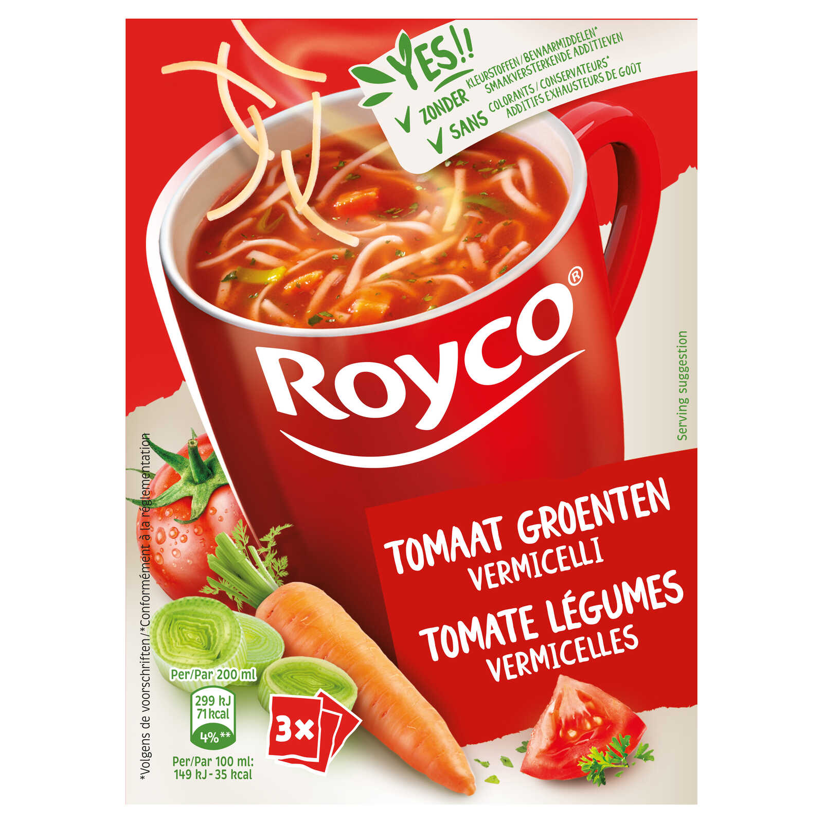 Royco Soep | Tomaat-Groenten-Vermicelli