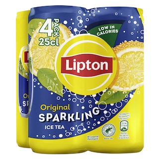 Lipton | Iced Tea | Sparkling | Can 4 x 25 cl