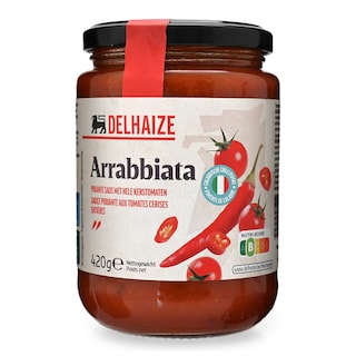 Delhaize | Arrabbiatasaus 420 gr