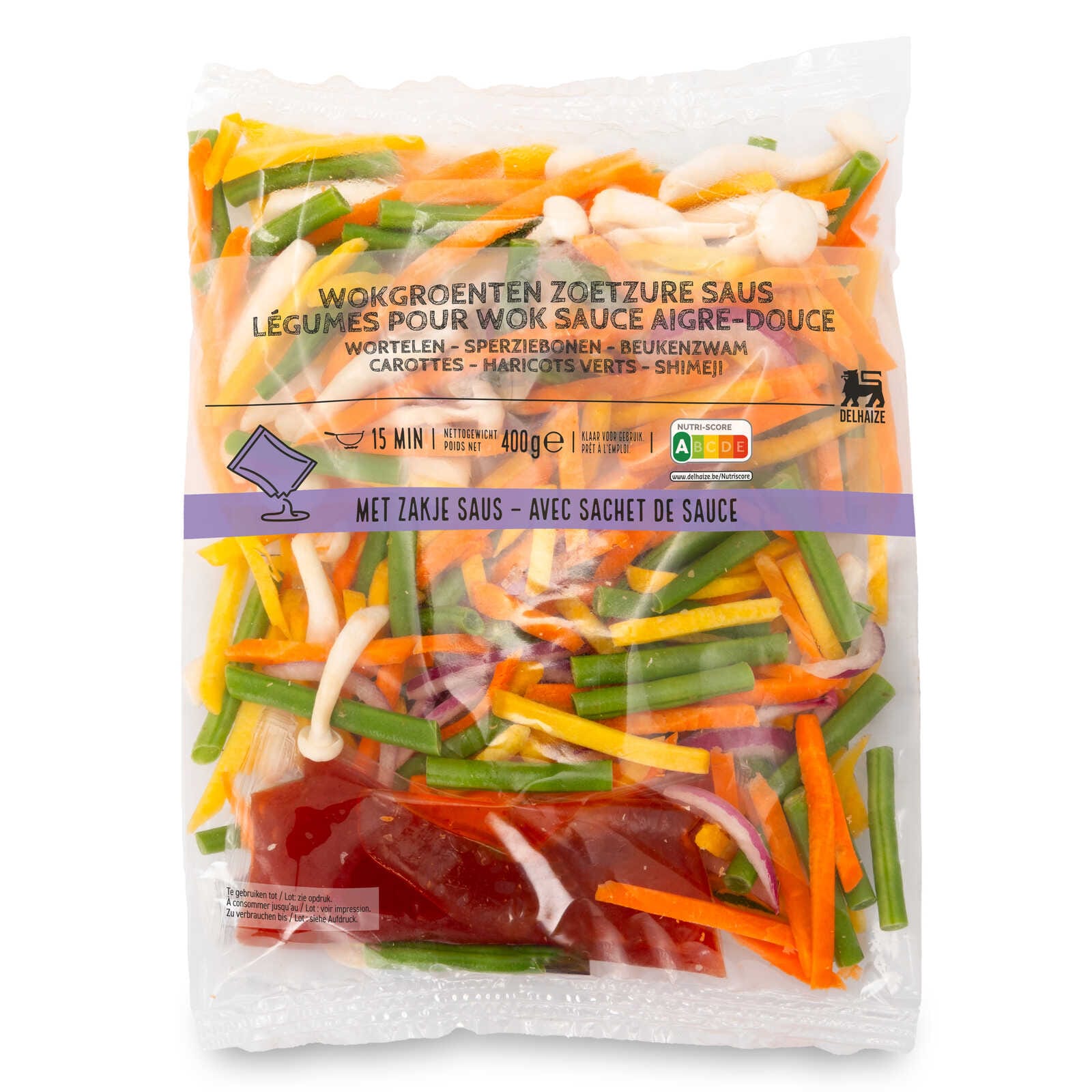 Delhaize Wokgroenten | Zoetzure saus