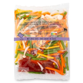 Delhaize | Légumes wok | Sauce aigre-doux 