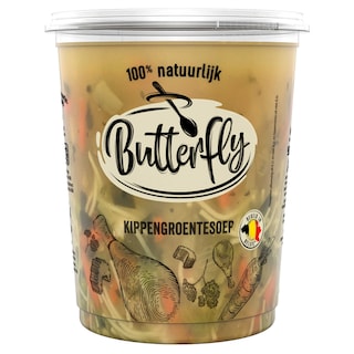 Butterfly | soep | Kip | Groenten 