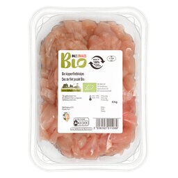 Delhaize | Bio | Dès de filet | Poulet | Bio 