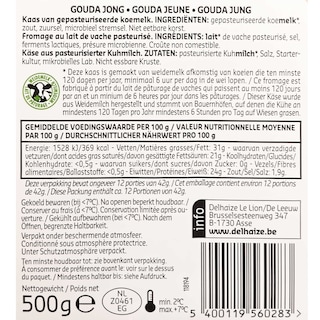 Delhaize | Gouda | Jeune | Tranches | Maxi Pack 