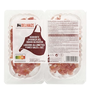 Delhaize | Allumettes lardons | Fumé 