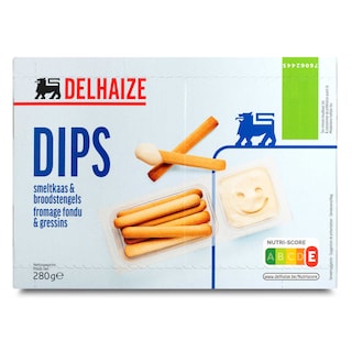 Delhaize | Dips | Kids | Smeltkaas & broodstengels 