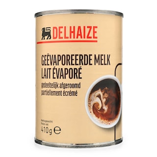 Delhaize | Melk | Geëvaporeerd | Halfvol | 4% 