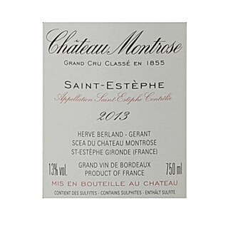 FR BORDEAUX SAINT ESTEPHE | Château Montrose 2013 