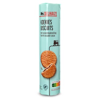 Delhaize | Biscuits | Fourré cacao 