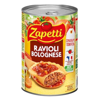 Zapetti | Pâtes | Ravioli bolognaise | Riche en boeuf 
