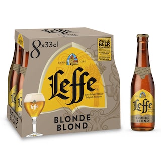 Leffe | Bière d'abbaye | Blonde | 6,6% alc | Bouteille 