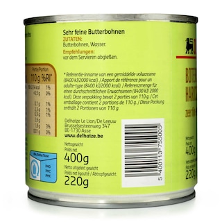 Delhaize | Haricots beurre | Très fins 