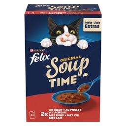 Felix | Soupe | Aliment Chat | Adulte | Viandes 