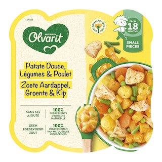 Olvarit | Maaltijd | Zoete Aardappel Kip | 18M 