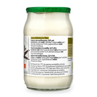 Delhaize | Bio | Yaourt | Entier | Vanille | Bio 