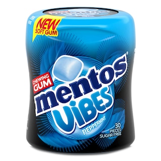 Mentos | Gum | Chewing-gum | Menthe poivrée | Sans sucre 