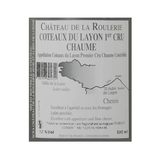 Chateau de la Roulerie | Coteaux du Layon 1er Cru Chaume | 2014 50 cl