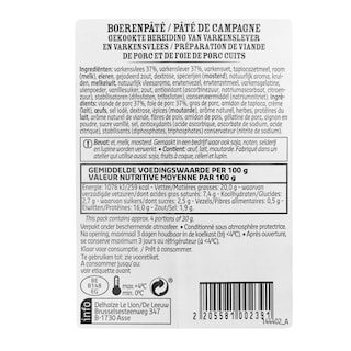 Delhaize | Pâté de campagne 