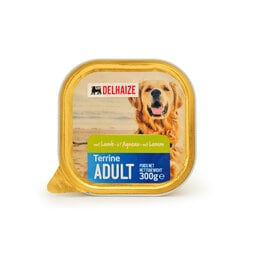 Delhaize | Aliment chien | Terrine | Adult | Agneau 300 gr