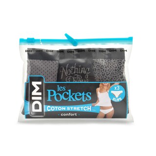 Dim | Slips Pocket Coton | tache | 44/46 