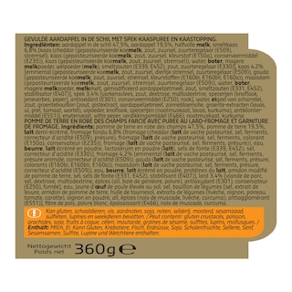 Delhaize | Gevulde aardappel | Spek en kaas 