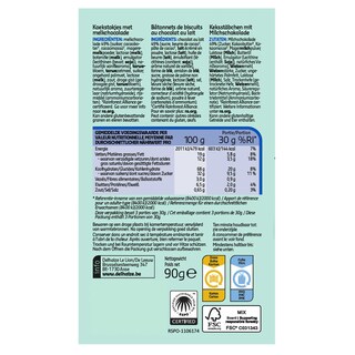 Delhaize | Koekjes | Chocolade | Melkchocolade 90 gr