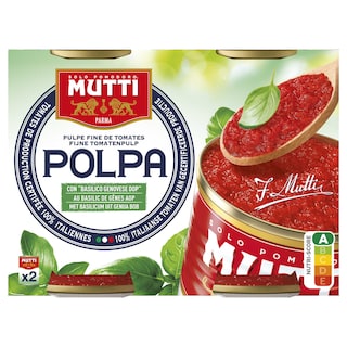 Mutti | Tomates | Pulpe | Basilic 