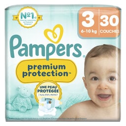 Pampers | Premium Protection | Langes | Taille 3 30 pc