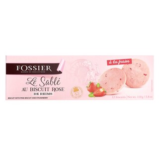 Fossier | Biscuits Sables | Rose Fraise 