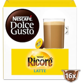 Nescafé | Dolce Gusto | Ricoré Latte | 16 capsules 