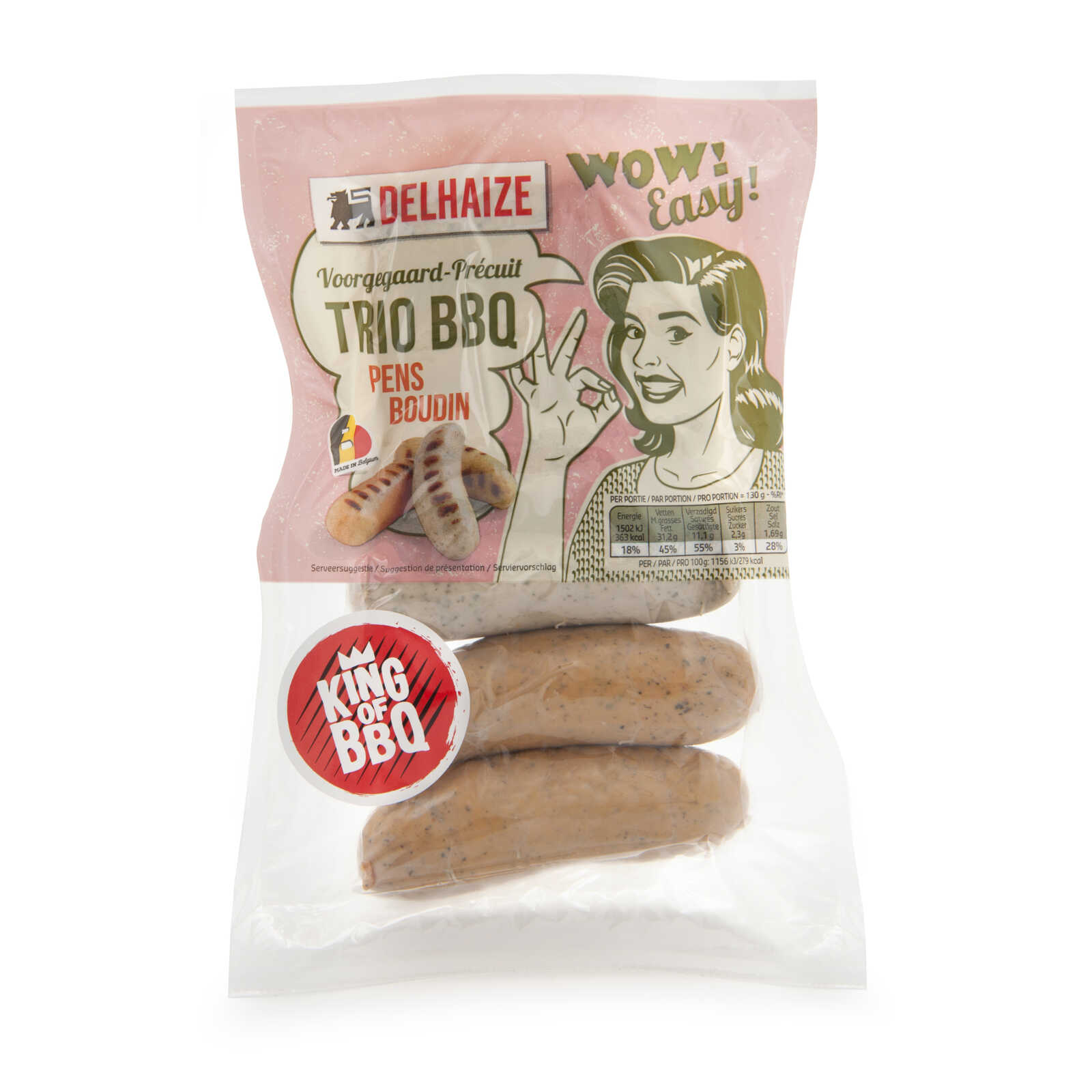 Delhaize | Trio boudin BBQ 
