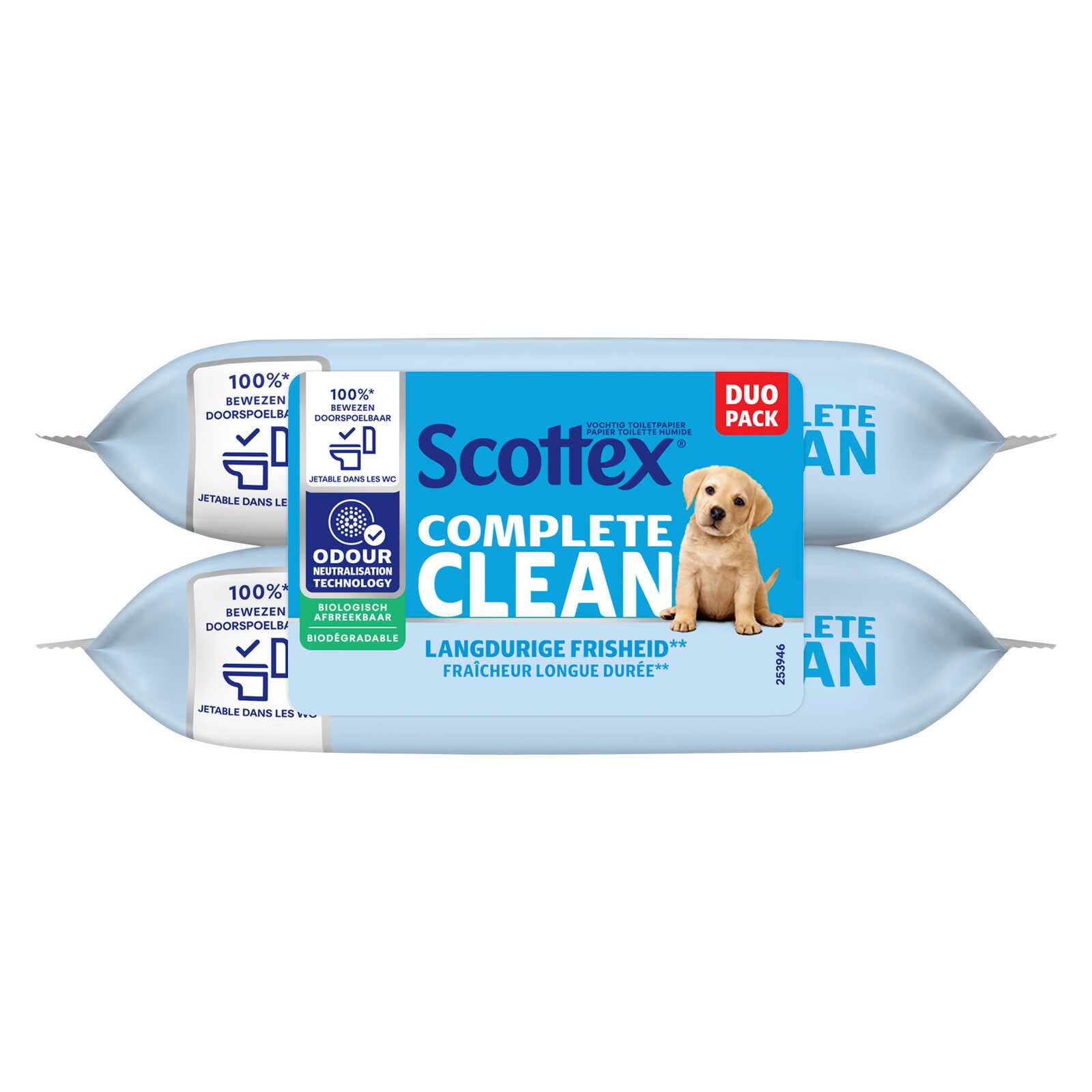 Scottex Toiletpapier | Vochtig | Complete Clean | Eco | 2 X 42