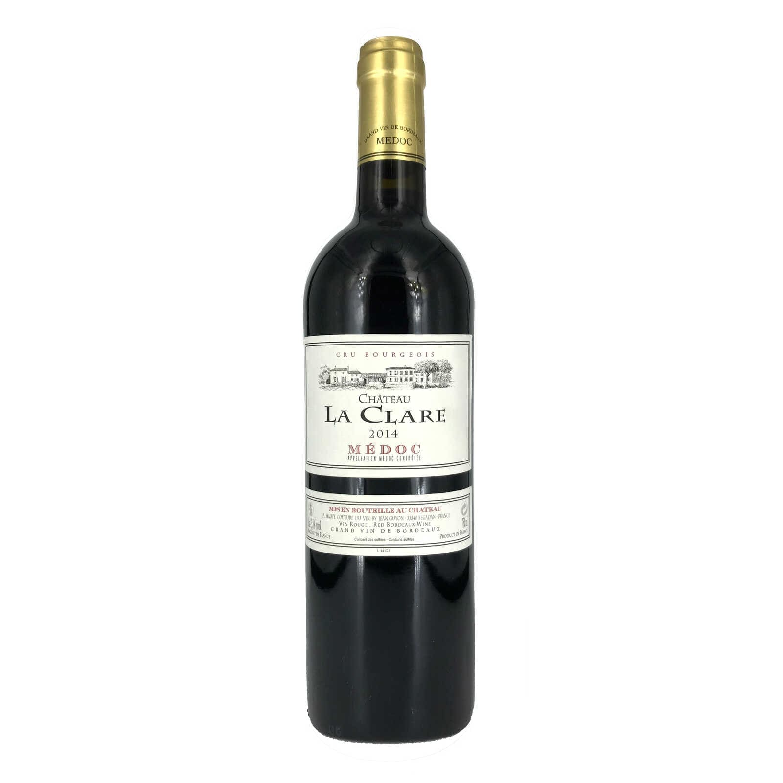 Chateau La Clare | Médoc Cru Bourgeois | 2014 | 75 cl | Delhaize