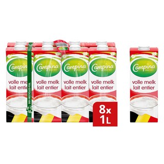 Campina | Lait | Entier 8 x 1 l