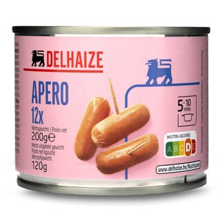 Delhaize | Saucisses | Apero 120 gr